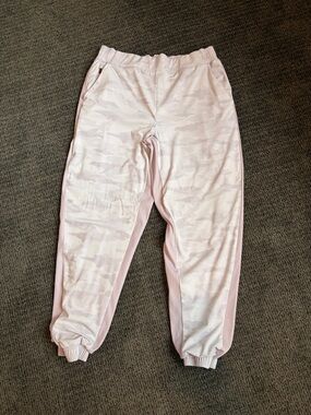 Athleta Camo Joggers - Lavender Blush Pink - Size 12